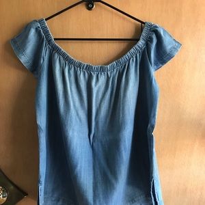 Anthropologie off the shoulder top